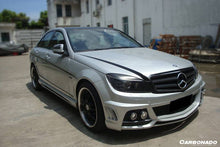 Load image into Gallery viewer, 2008-2013 Mercedes Benz W204 C Class DE Style Front Bumper w/ LED Lights - Carbonado Aero