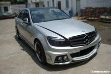 Load image into Gallery viewer, 2008-2013 Mercedes Benz W204 C Class DE Style Front Bumper w/ LED Lights - Carbonado Aero