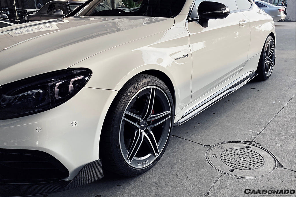 2015-2021 Mercedes Benz C-Class W205 Coupe PS Style Side Skirts