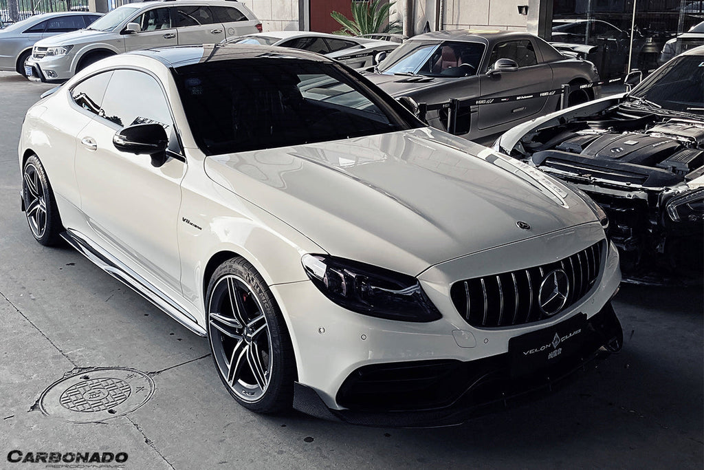 2015-2021 Mercedes Benz C-Class W205 Coupe PS Style Side Skirts