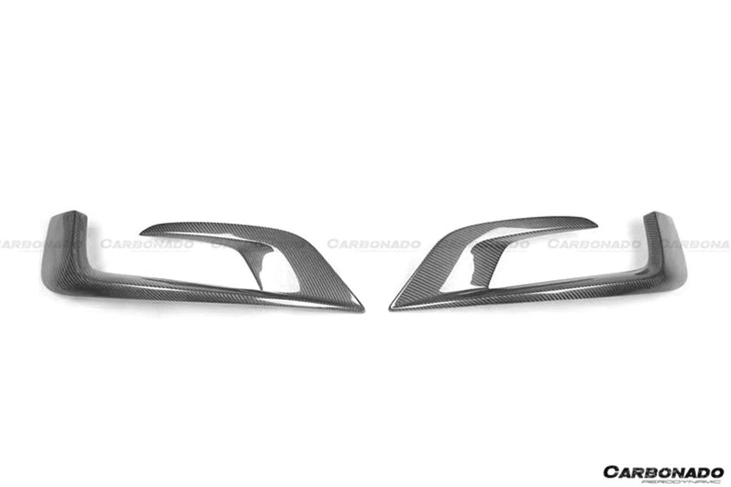 2014-2017 Mercedes Benz W222.1 S63 AMG BRS Style Carbon Fiber Front Bumper Air Vents - Carbonado Aero