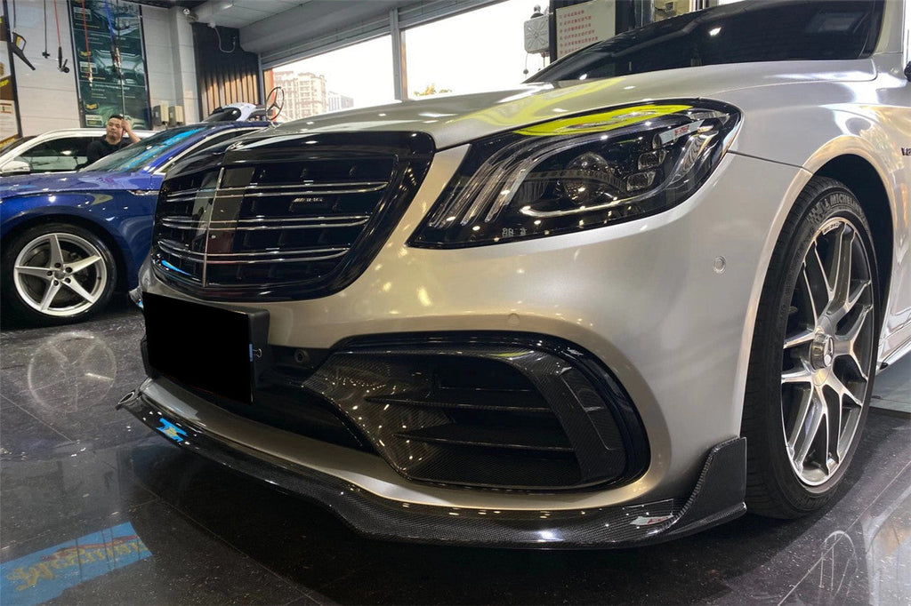 2017-2020 Mercedes Benz S63 W222 Sedan MSY Style Front Lip