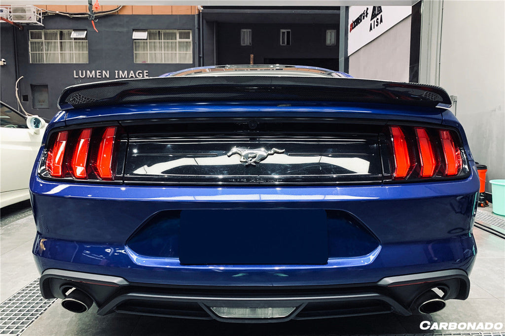 2015-2023 Ford Mustang BM Style Carbon Fiber Trunk Spoiler