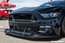 Load image into Gallery viewer, 2014-2017 Ford Mustang TRU Style Carbon Fiber Front Bumper Up-Grill - Carbonado Aero