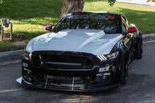 Load image into Gallery viewer, 2015-2017 Ford Mustang TRU Style Carbon Fiber Front Bumper Up-Grille - Carbonado