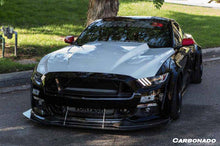 Load image into Gallery viewer, 2014-2017 Ford Mustang TRU Style Carbon Fiber Front Bumper Down-Grill - Carbonado Aero