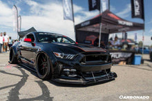 Load image into Gallery viewer, 2014-2017 Ford Mustang TRU Style Carbon Fiber Front Bumper Down-Grill - Carbonado Aero