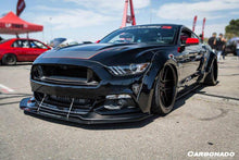 Load image into Gallery viewer, 2014-2017 Ford Mustang TRU Style Carbon Fiber Front Bumper Up-Grill - Carbonado Aero