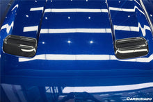 Load image into Gallery viewer, 2018-2023 Ford Mustang OEM Style Carbon Fiber Hood Vents - Carbonado Aero