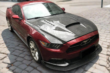 Load image into Gallery viewer, 2015-2017 Ford Mustang GT &amp; V6 TRU Style Hood - Carbonado
