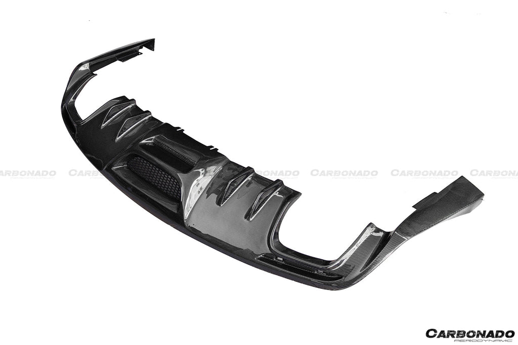 2015-2017 Ford Mustang Rsh Style Carbon Fiber Rear Diffuser Lip