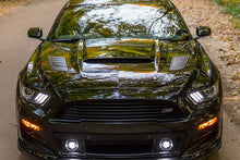 Load image into Gallery viewer, 2015-2017 Ford Mustang Rsh Style Carbon Fiber Heat Extractors Hood Scoops - Carbonado