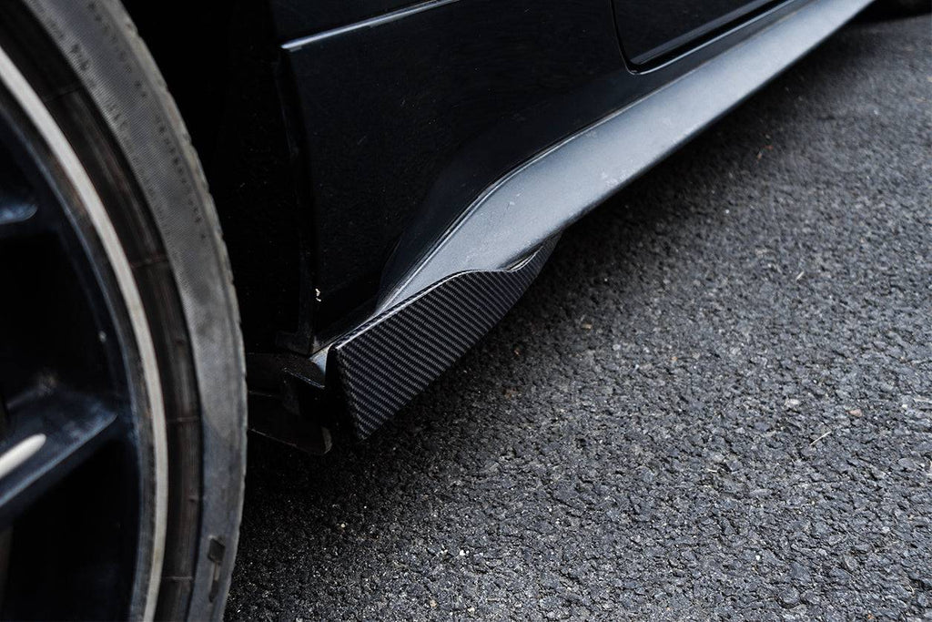 2015-2017 Ford Mustang Rsh Style Side Skirts Winglets - Carbonado