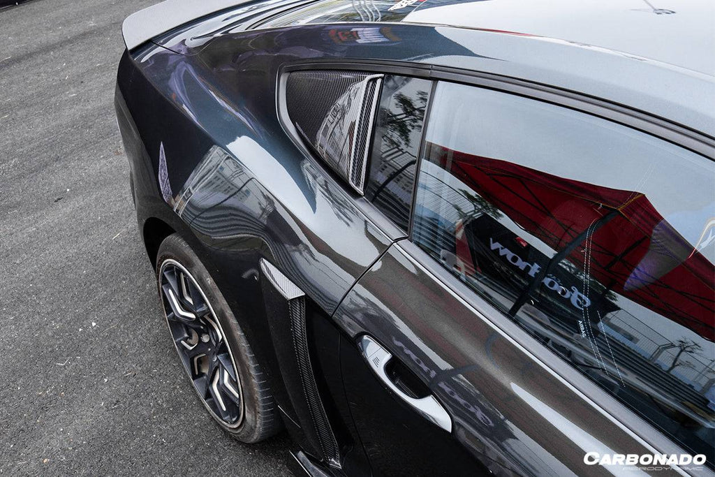 2014-2017 Ford Mustang Rsh Style Quarter Window Scoops - Carbonado Aero