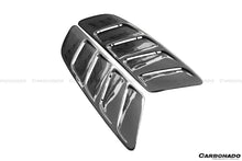 Load image into Gallery viewer, 2015-2017 Ford Mustang Rsh Style Carbon Fiber Heat Extractors Hood Scoops - Carbonado