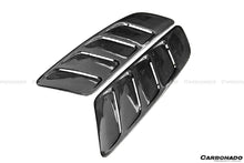 Load image into Gallery viewer, 2014-2017 Ford Mustang Rsh Style Carbon Fiber Heat Extractors Hood Scoops - Carbonado Aero