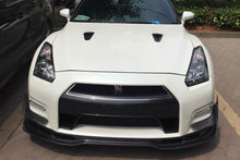 Load image into Gallery viewer, 2008-2011 Nissan GTR R35 CBA BSE Style Part Carbon Fiber Front Lip With Undertray - Carbonado