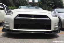 Load image into Gallery viewer, 2008-2011 Nissan GTR R35 CBA BSE Style Part Carbon Fiber Front Lip With Undertray