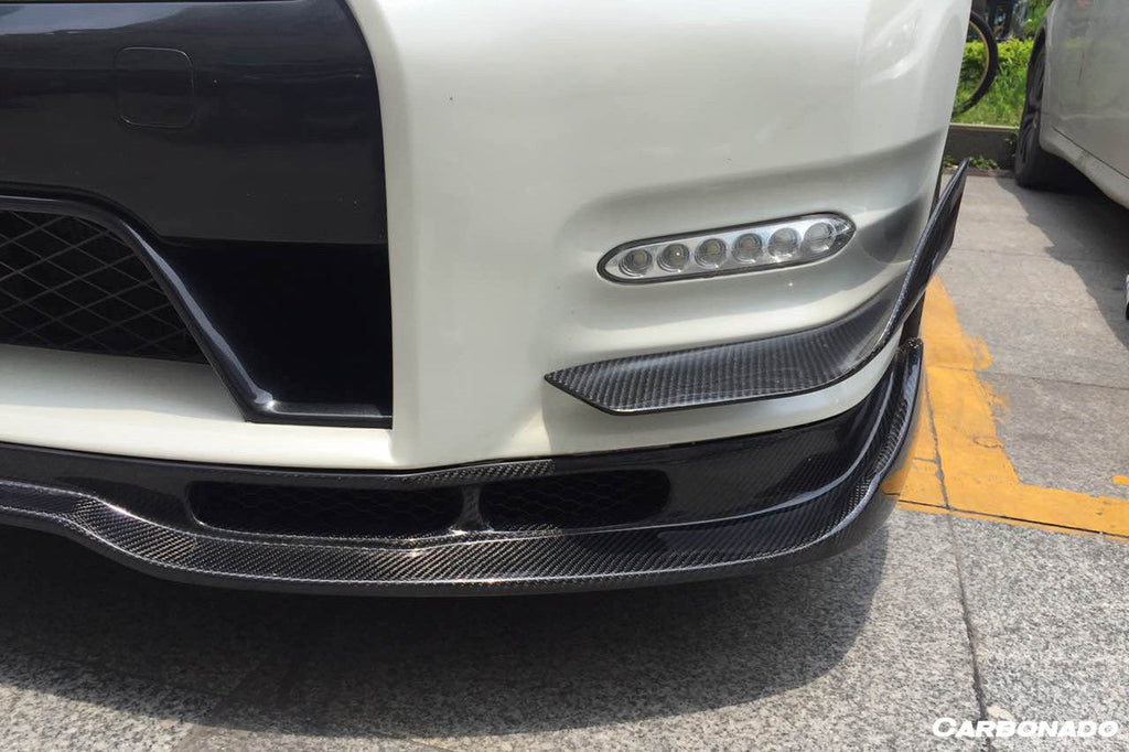 2008-2011 Nissan GTR R35 CBA BSE Style Part Carbon Fiber Front Lip With Undertray