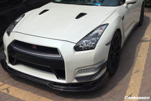 Load image into Gallery viewer, 2008-2011 Nissan GTR R35 CBA BSE Style Part Carbon Fiber Front Lip With Undertray