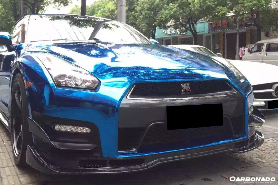 2008-2011 Nissan GTR R35 CBA BSE Style Part Carbon Fiber Front Lip With Undertray