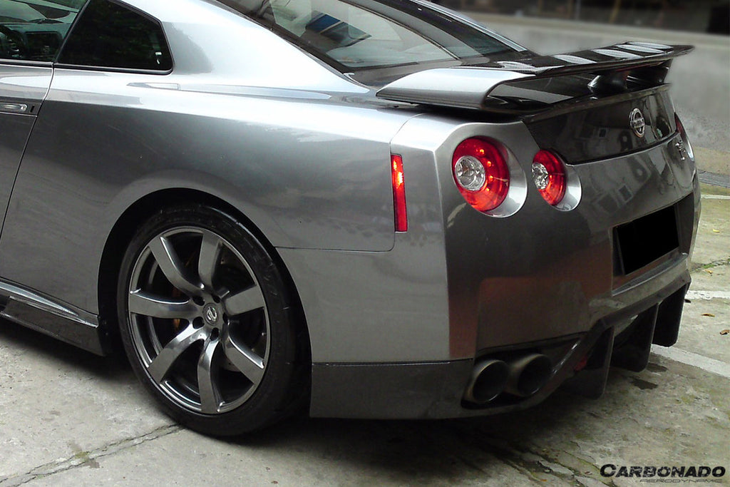 2008-2011 Nissan GTR R35 CBA BSE Style Carbon Fiber Rear Diffuser Lip