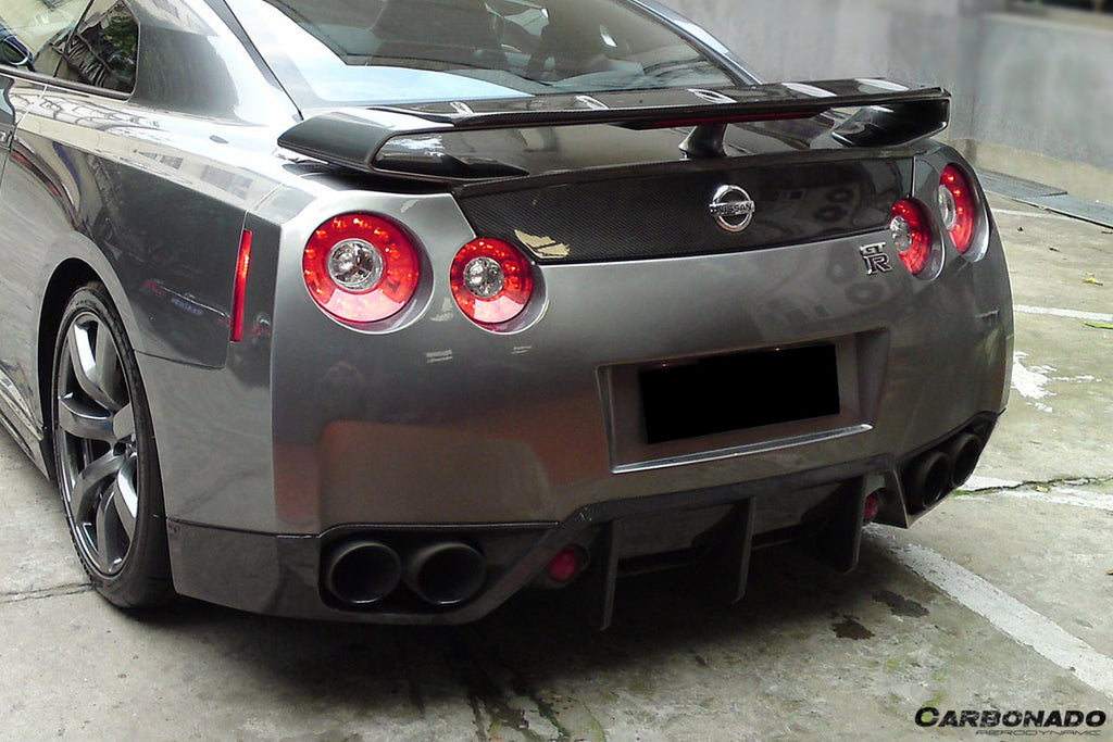 2008-2011 Nissan GTR R35 CBA BSE Style Carbon Fiber Rear Diffuser Lip