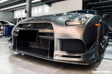 Load image into Gallery viewer, 2008-2022 Nissan GTR R35 CBA DBA TPR Style Partial Carbon Fiber Front Bumper