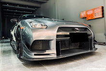 Load image into Gallery viewer, 2008-2022 Nissan GTR R35 CBA DBA TPR Style Partial Carbon Fiber Front Bumper