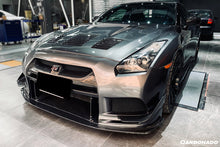 Load image into Gallery viewer, 2008-2022 Nissan GTR R35 CBA DBA TPR Style Partial Carbon Fiber Front Bumper