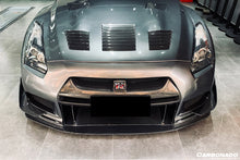Load image into Gallery viewer, 2008-2022 Nissan GTR R35 CBA DBA TPR Style Partial Carbon Fiber Front Bumper