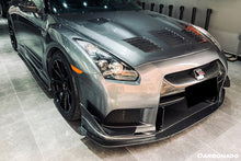 Load image into Gallery viewer, 2008-2022 Nissan GTR R35 CBA DBA TPR Style Partial Carbon Fiber Front Bumper