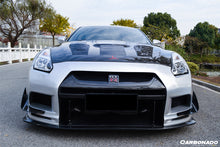 Load image into Gallery viewer, 2008-2022 Nissan GTR R35 CBA DBA TPR Style Partial Carbon Fiber Front Bumper