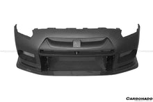 Load image into Gallery viewer, 2008-2022 Nissan GTR R35 CBA DBA TPR Style Partial Carbon Fiber Front Bumper