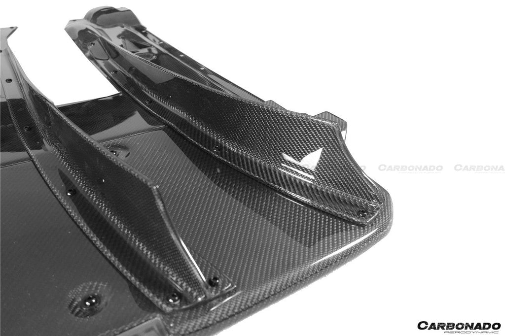 2008-2022 Nissan GTR R35 CBA & DBA & EBA TS Style Rear Bumper with Diffuser Undertray & Fins