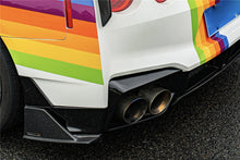 Load image into Gallery viewer, 2023-2025 Nissan GTR R35 VS Style Carbon Fiber Rear Bumper Corner Splitter Lip caps