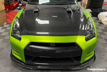 Load image into Gallery viewer, 2008-2016 Nissan GTR R35 CBA/DBA BSE Style Carbon Fiber Hood - Carbonado Aero