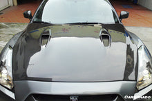 Load image into Gallery viewer, 2008-2016 Nissan GTR R35 CBA/DBA BSE Style Carbon Fiber Hood - Carbonado Aero