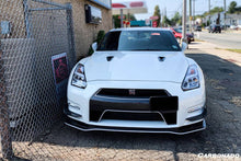 Load image into Gallery viewer, 2012-2016 Nissan GTR R35 DBA Mines Style Carbon Fiber Front Canards - Carbonado Aero