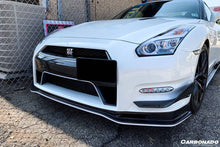 Load image into Gallery viewer, 2012-2016 Nissan GTR R35 DBA Mines Style Carbon Fiber Front Canards - Carbonado Aero