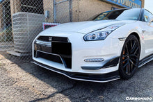 Load image into Gallery viewer, 2012-2016 Nissan GTR R35 DBA Mines Style Carbon Fiber Front Canards - Carbonado