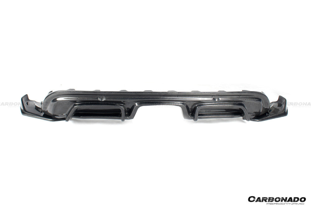 2017-2025 Porsche 718 Cayman & Boxster AM Style Carbon Fiber Rear Lip with Caps