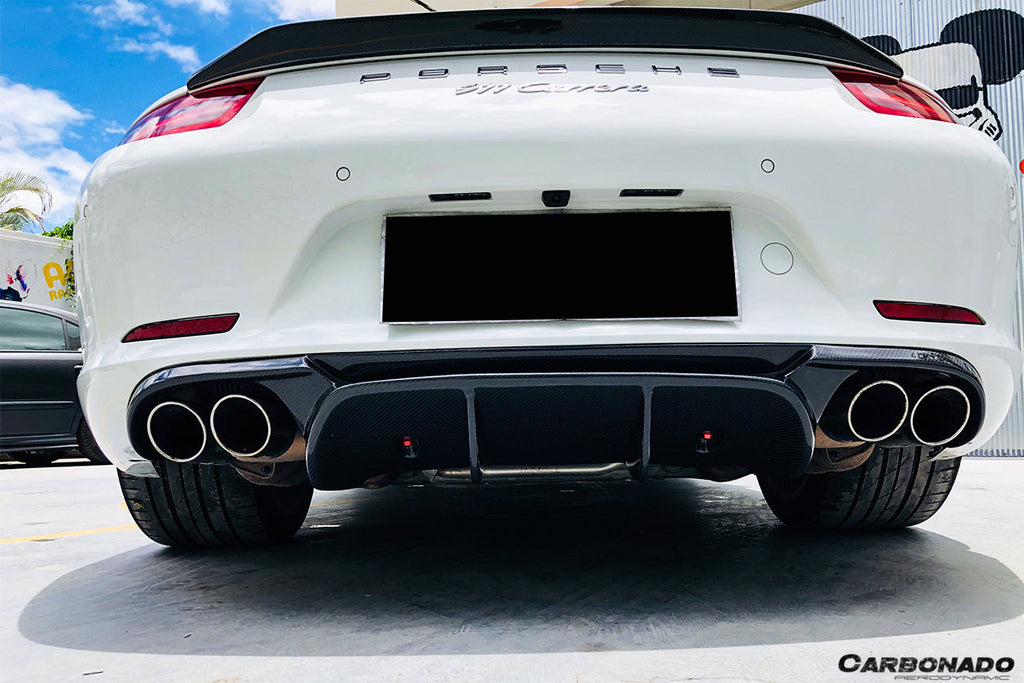 2012-2015 Porsche 911 991.1 Carrera & S & 4S & GTS VRS-2 Style Rear Diffuser