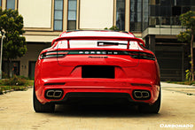 Load image into Gallery viewer, 2017-2023 Porsche Panamera 971-1 &amp; 971-2 TA Style Carbon Fiber Trunk Spoiler Wing