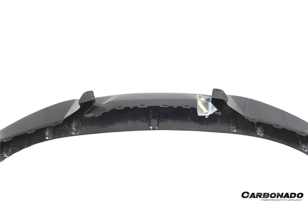 2019-2023 Porsche Taycan 4 4S GTS TURBO CADO Style Carbon Fiber Front Lip