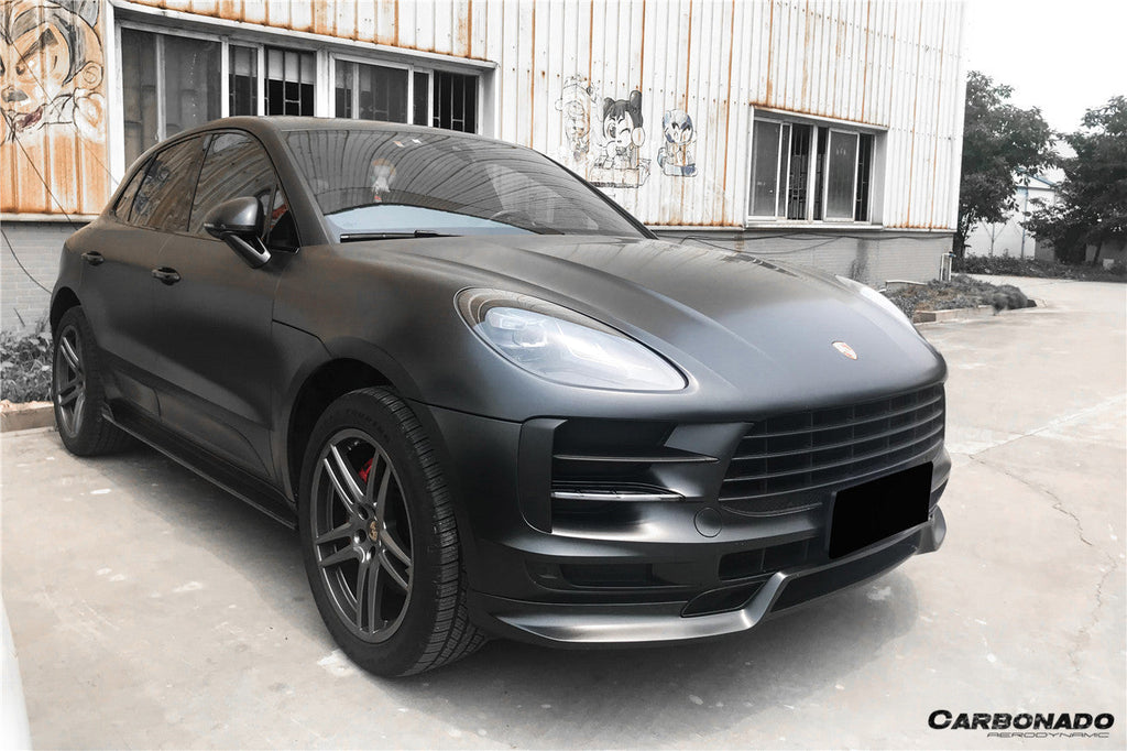 2018-2021 Porshe Macan S TA Style Carbon Fiber Front Lip