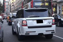 Load image into Gallery viewer, 2010-2012 Land Rover Range Rover Sport M style Mid-Exhaust Rear Lip - Carbonado