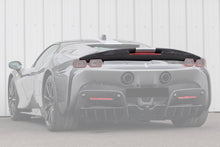 Load image into Gallery viewer, 2020-UP Ferrari SF90 Stradale AV Style Carbon Fiber Trunk Spoiler - Carbonado
