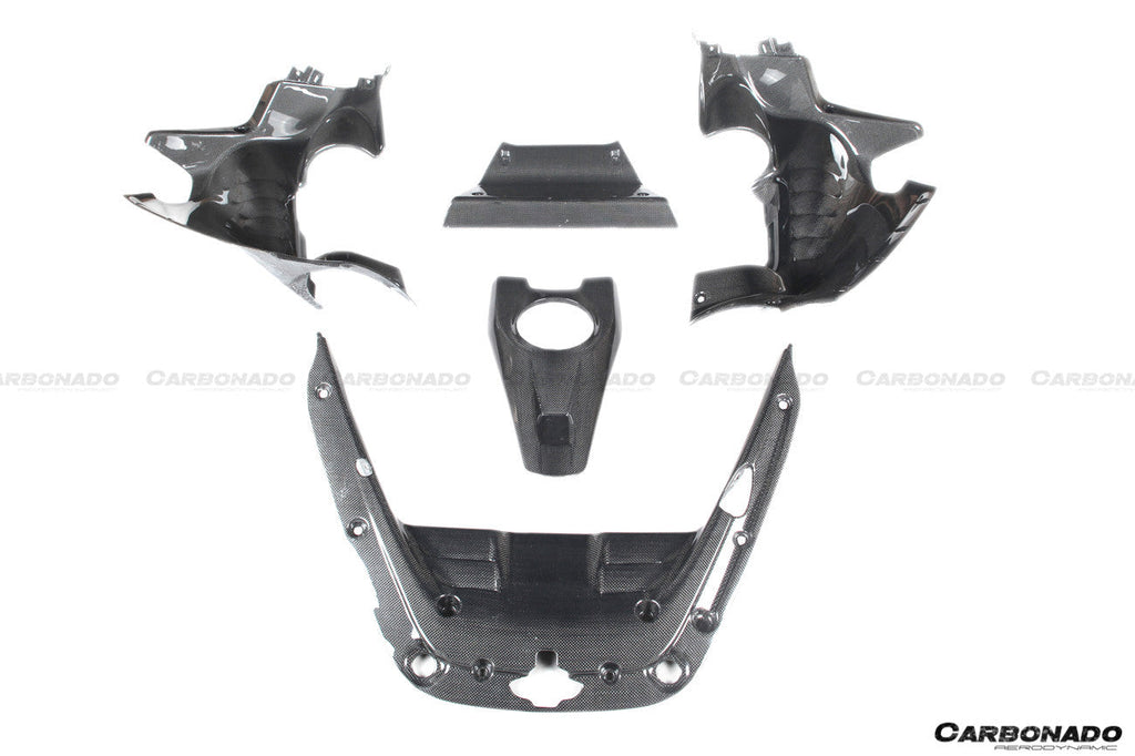 2020-UP Ferrari SF90 Stradale OE Style Autoclave Carbon Fiber Engine Interior