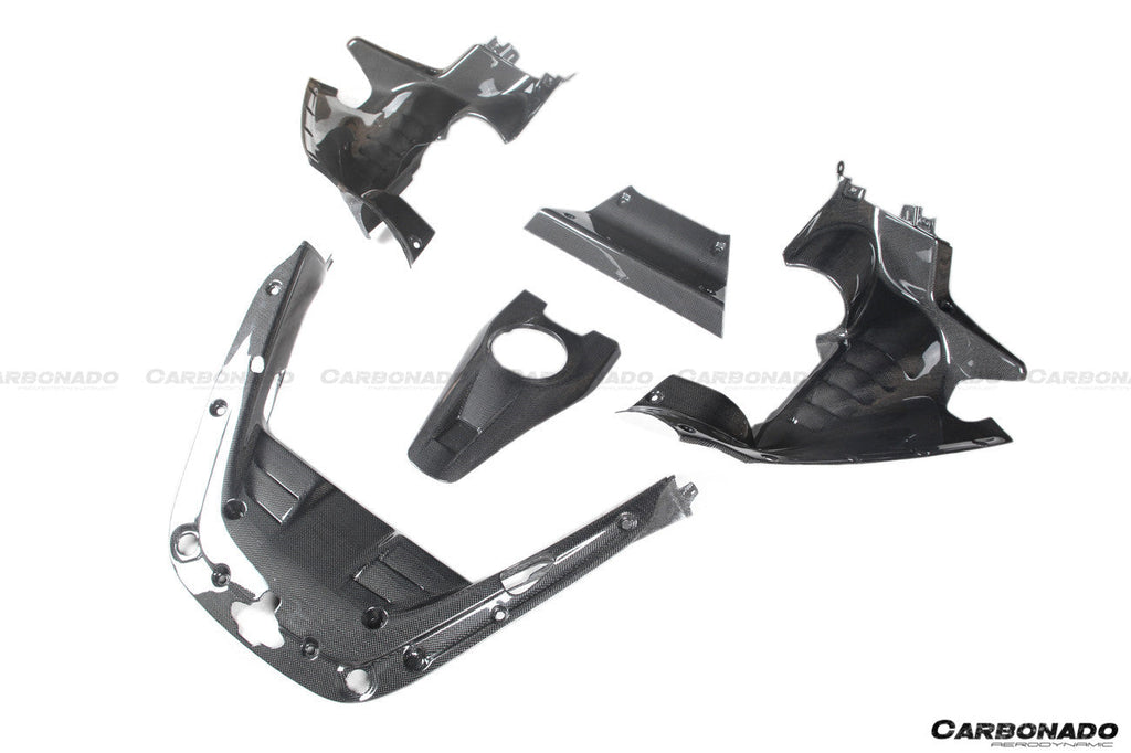 2020-UP Ferrari SF90 Stradale OE Style Autoclave Carbon Fiber Engine Interior